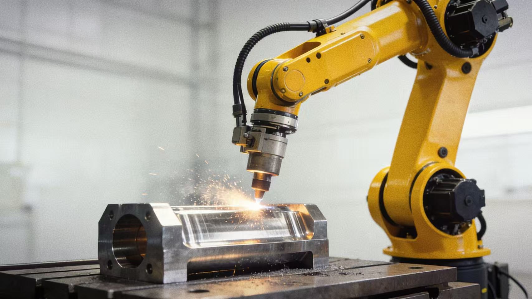 浙江新控铝铸件去毛刺机器人应用解析:轻量化制造的精细化升级